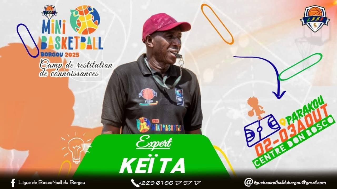 Basketball - Camp de Mini-Basket à Parakou : Le Borgou restitue les acquis du Forum de Porto-Novo