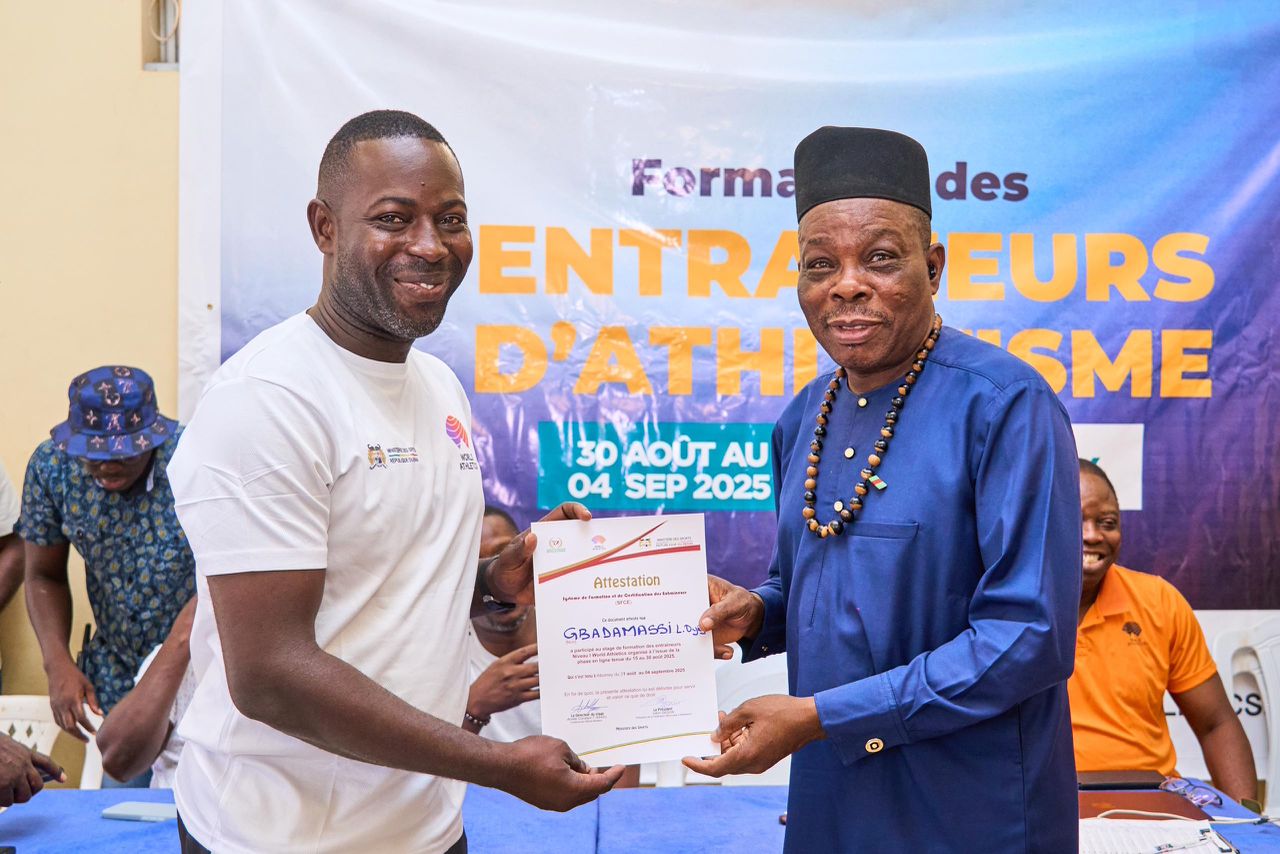 Athlétisme : Fin de la formation pratique des entraîneurs de Niveau 1