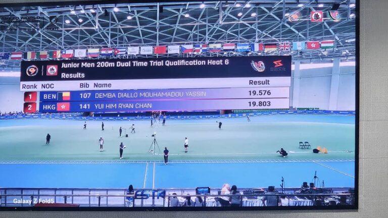 Roller Sports - Mondiaux Speed Skating, Chine 2025 : Les athlètes béninois améliorent leurs chronos 