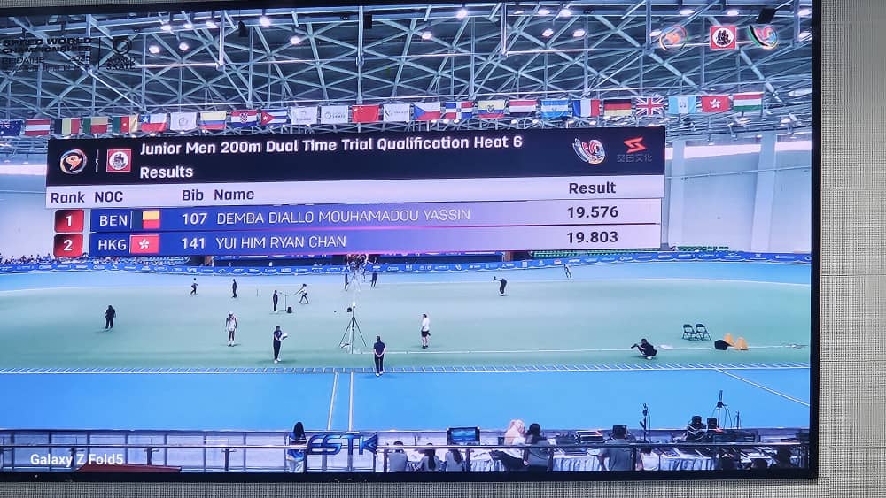 Roller Sports - Mondiaux Speed Skating, Chine 2025 : Les athlètes béninois améliorent leurs chronos 