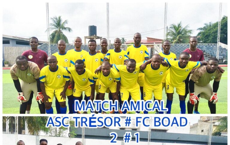 Football - Match amical DGTCP – BOAD : L'ASC Trésor du Bénin s’impose dans un esprit de fraternité